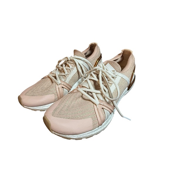 adidas Stella McCartney Ultraboost 20 Pink Metallic Copper Sneakers Womens 9.5